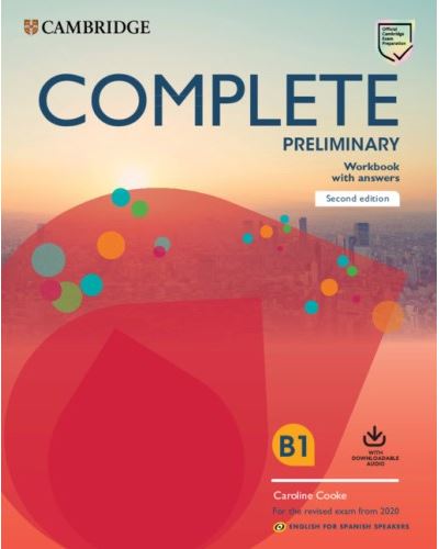 Cambridge University Press Complete Preliminary Second Edition English For Spanish Speakers. Workbook With Answers With Downloadable Audio