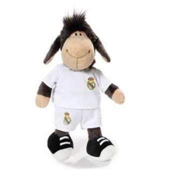 Llavero peluche oveja del Real Madrid.