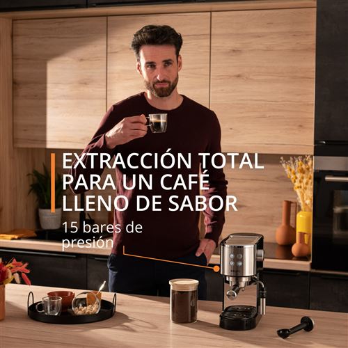 Cafetera Expresso Krups Virtuoso+ Negro/Inox - Comprar en Fnac