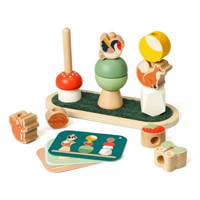 Juego de apilamiento el bosque nature et decouvertes