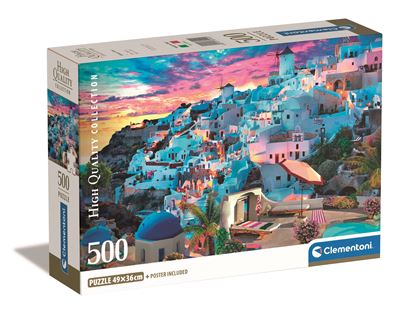 Puzzle clementoni 500 greece view compact