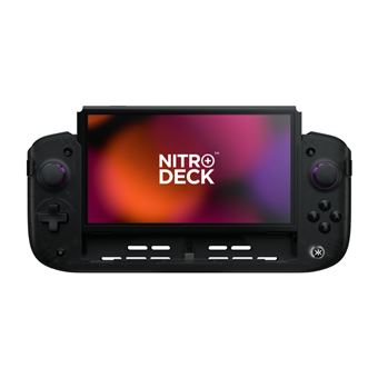 Mando portátil Nitro Deck+ Clear Back para Nintendo Switch