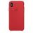 Funda Apple Silicone Case Rojo para iPhone X_0