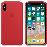 Funda Apple Silicone Case Rojo para iPhone X_1