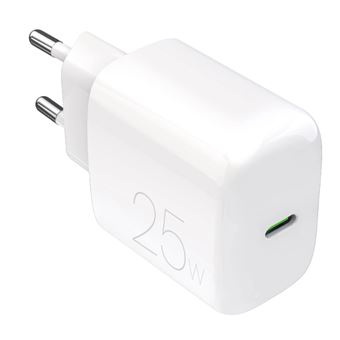Cargador de pared Puro Charge Pro Lite USB-C 25W Blanco