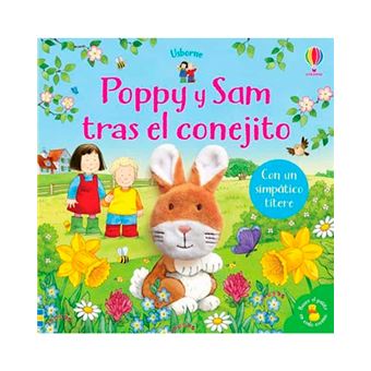 Poppy y Sam tras el conejito - Libro + títere