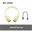 Auriculares Bluetooth Sony WH-CH520  Amarillo