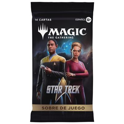 Sobre de cartas magic: the gathering star trek 14 cartas