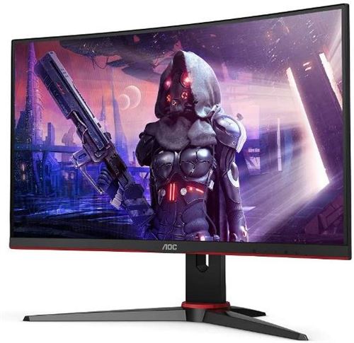 Aoc Monitor Gaming Curvo C24g2ae/Bk 24'' Full Hd 165Hz