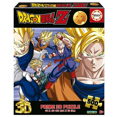 Puzzle dragon ball 3d lenticular 500 piezas