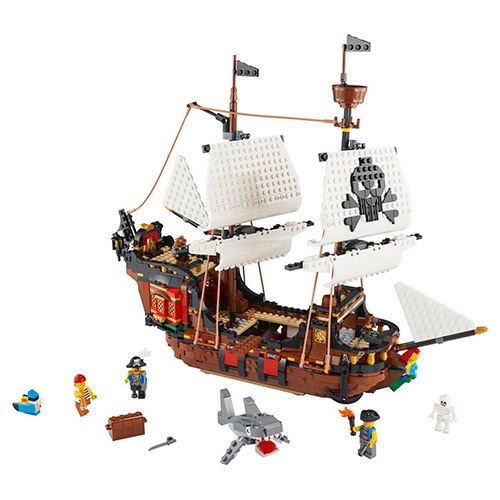 LEGO Creator 3 en 1 31109 Barco Pirata, Taberna o Isla Calavera - Lego -  Comprar en Fnac