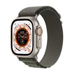 Apple Watch Ultra LTE 49mm, Caja de titanio y correa Loop Alpine Verde Pequeña