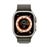 Apple Watch Ultra 49mm LTE Caja de titanio y correa Loop Alpine Verde Pequeña