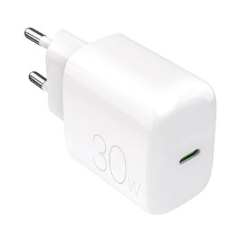 Cargador de pared Puro Pro Lite USB-C 30W Blanco