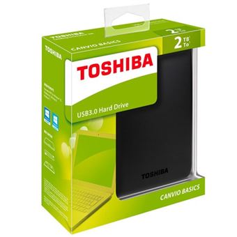 Disco Duro Portátil Externo Toshiba 2 TB Negro a precio de socio