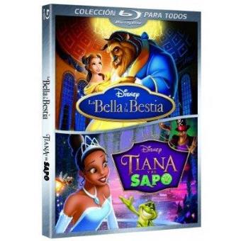 Pack La Bella y la bestia + Tiana y el sapo - Blu-Ray - 1