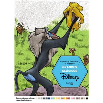 colorea y descubre disney grandes clásicos