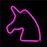 Forever Neon Led Unicorn Pink + USB