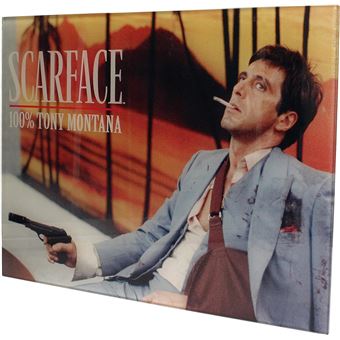 Quadro Decorativo Poste Al Pacino Scarface Tony Montana em Promoção na  Americanas