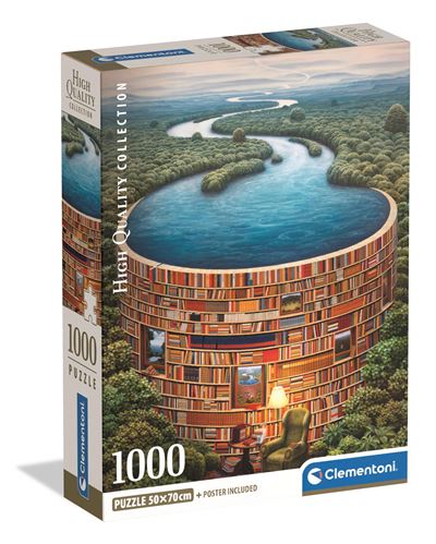 Puzzle clementoni 1000 bibliodame