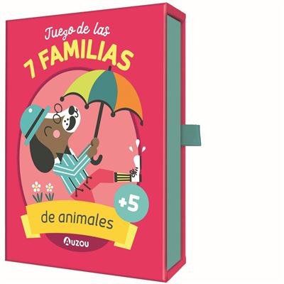 7 familias de animales. Juego de cartas
