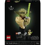 Lego star wars 75438 busto de yoda