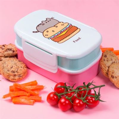 Set portacomida Pusheen rosa