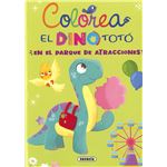 El dino Totó en el parque de atracciones
