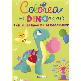 El dino Totó en el parque de atracciones