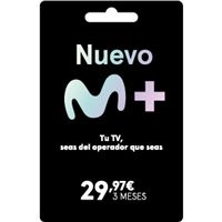 Tarjeta regalo Movistar Plus+ 29,97€