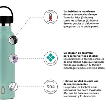 Botella Runbott 35 Marta Munté Dinos Verde