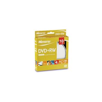 Memorex Spindle 10 DVD+RW 4X - 1