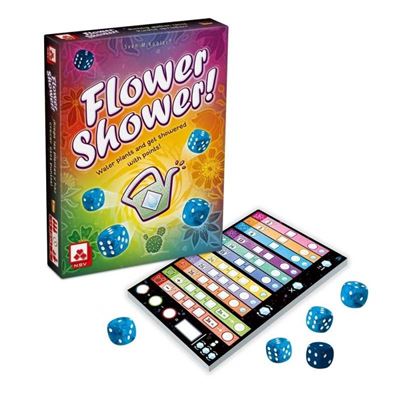 Juego de mesa flower shower