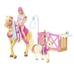 Muñeca Mattel GXV77 Barbie con caballo y poni