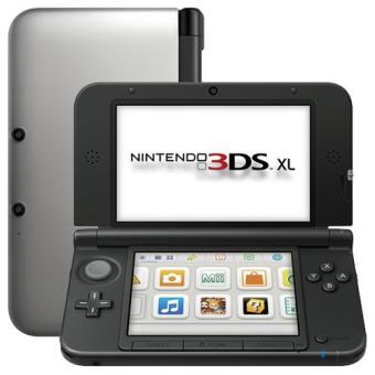 Consola Nintendo 3DS XL Negro y Plata