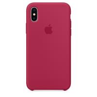 Funda Apple Silicone Case Rojo rosa para iPhone X
