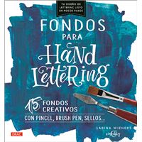 Fondos Para Handlettering 15 creativos con pincel brush pen sellos... libro lettering de sabina wieners