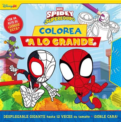 Libros Disney Spidey Y Su Superequipo. ¡Colorea A Lo Grande! - Marvel (Autor)