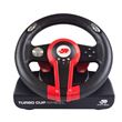 Volante  FR Tec Switch Turbo Cup Wheel, Base con Pedales, Para PC;  Nintendo Switch™, Switch OLED™, Negro y rojo