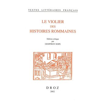 Le Violier des histoires rommaines - 1