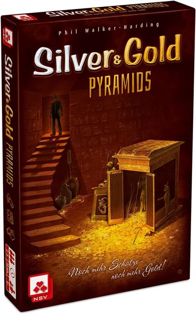 Juego de mesa silver & gold pyramids