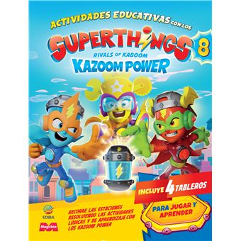 Kazoom Power Battle-Actividades Educativas Con Los Superthin