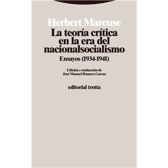 La Teoria Critica En La Era Del Nacionalsocialismo