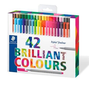 42 rotuladores Staedtler Triplus Fineliner 0,3 mm