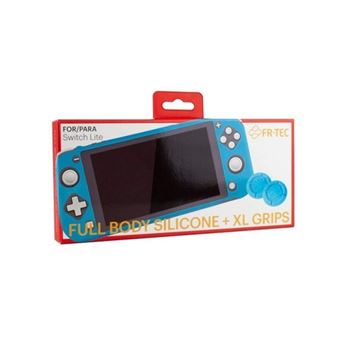 Funda de silicona + Grips Azul para Nintendo Switch Lite - Estuches y  protectores gaming - Los mejores precios