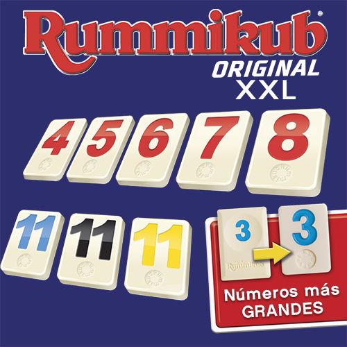 Rummikub Original Para 6 Jugadores – Caja Metálica, 52 Fichas Extra Y 2 Comodines Más, Versión De Viaje