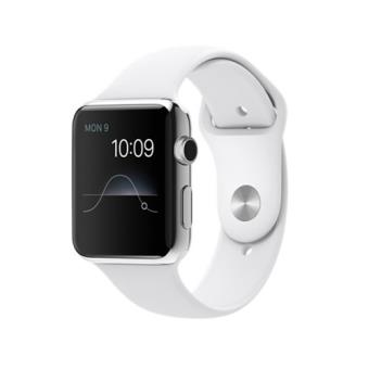 Apple Watch S2 42mm acero inoxidable y correa deportiva blanca - Reloj  conectado - Comprar al mejor precio | Fnac