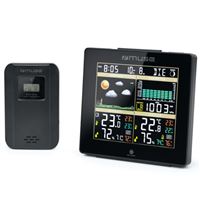 TFA Dostmann Multi-Sens Thermo-hygromètre Radiopiloté Noir 30.3057.01 | Leroy Merlin