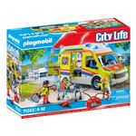 Playmobil 71202 City Life Ambulancia Con Luz Y Sonido