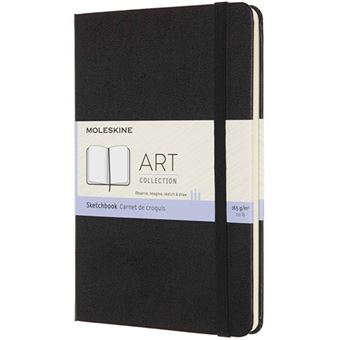 Cuaderno Moleskine para bocetos Negro Mediano - 1